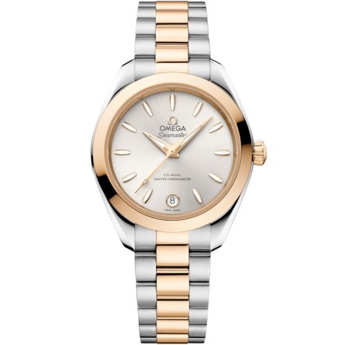 Omega Seamaster Aqua Terra 150M Master Co-Axial 30 Stainless Steel - Moonshine Gold / Silver / Bracelet